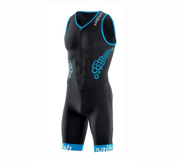 TRISUIT ZWART-BLAUW HEREN